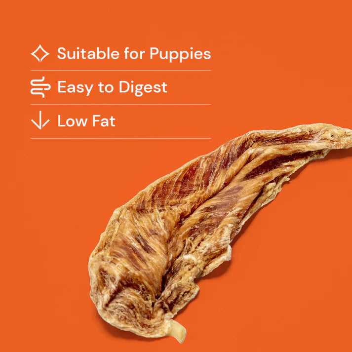 100% Air dried Chicken Jerky. Natural Dog Treat