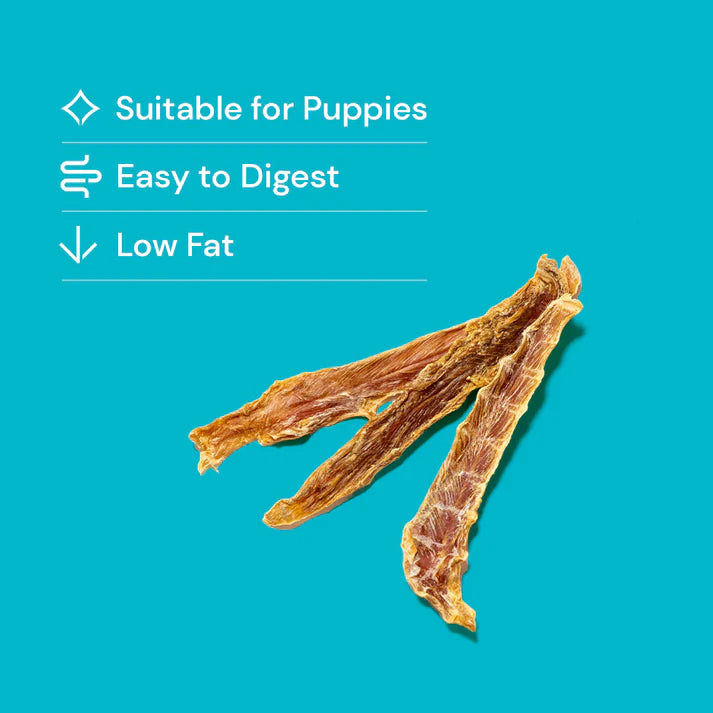 100% Duck Jerky. Natural Dog Treat