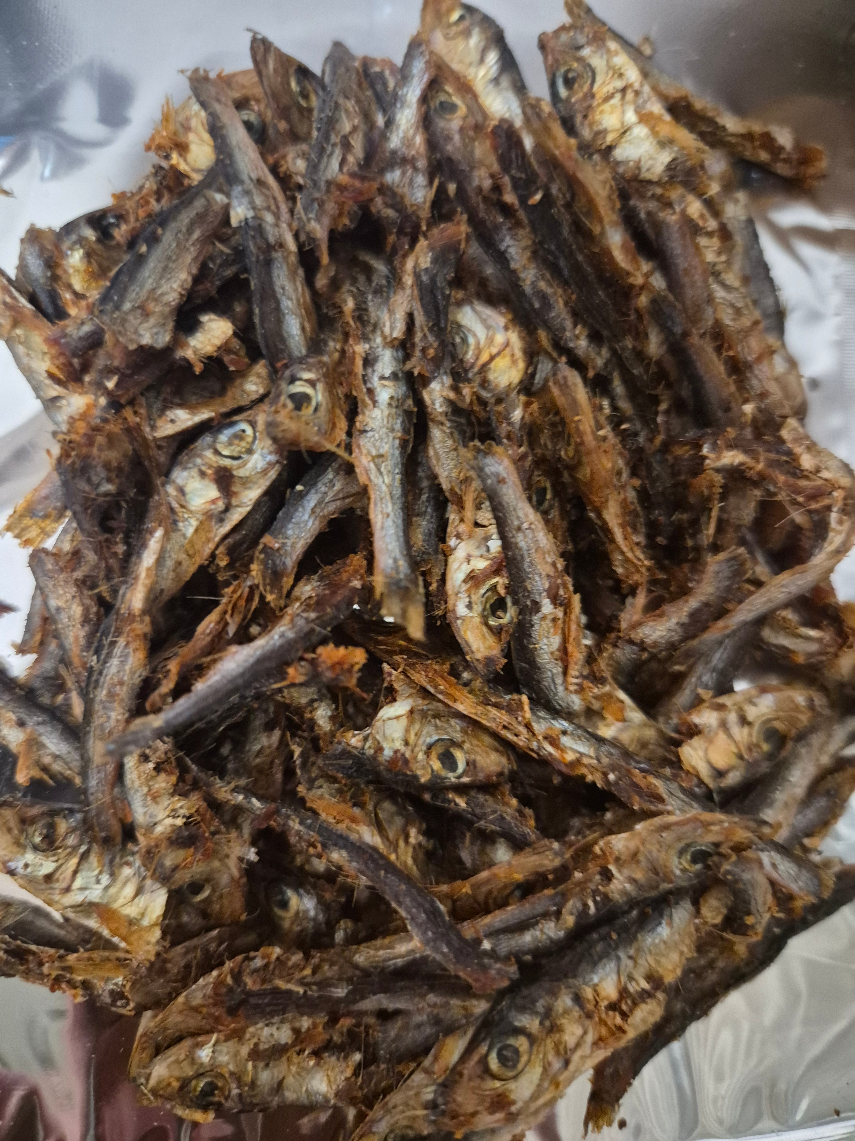Dried Sprats natural treats for dogs and cats