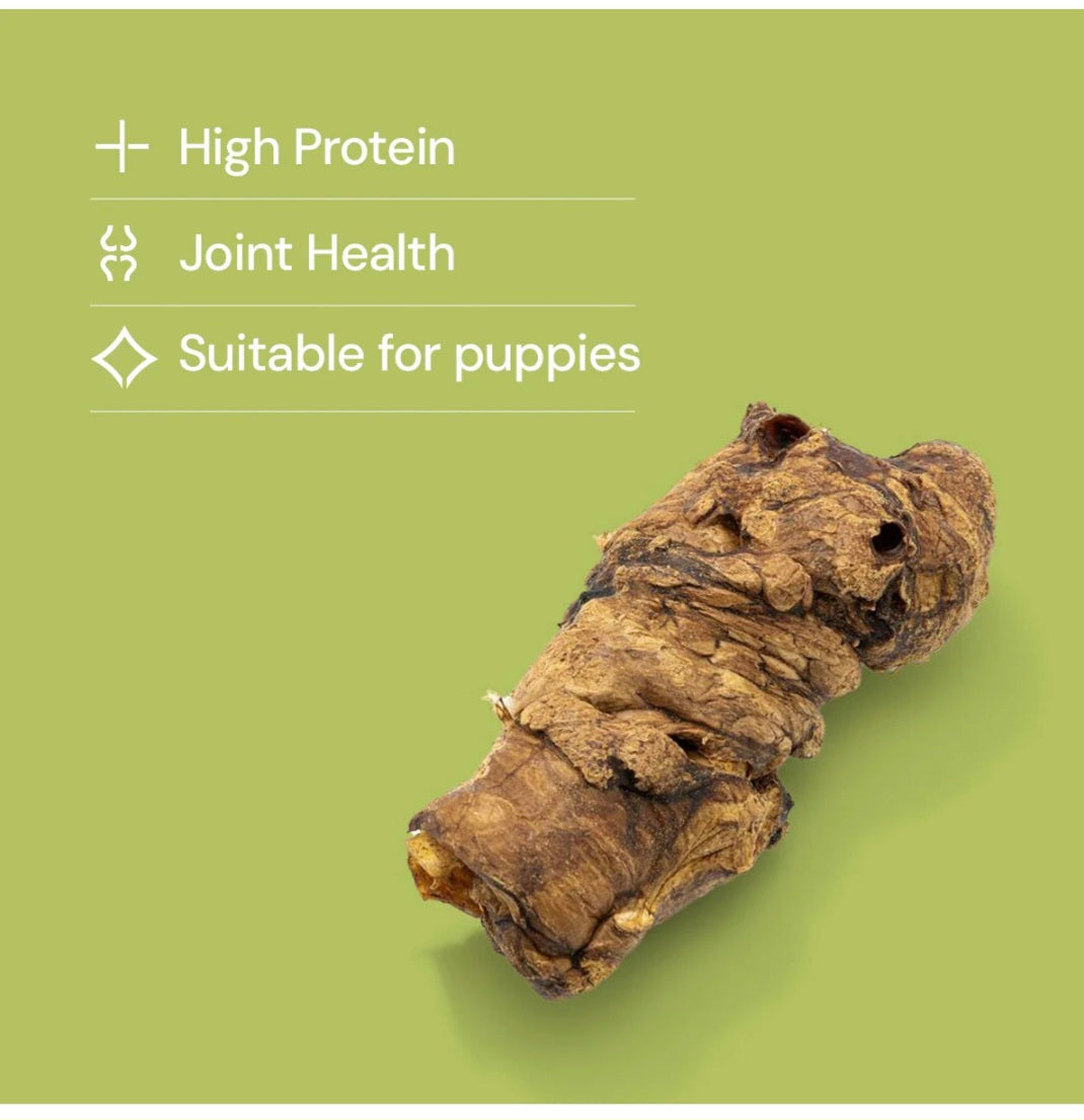 Buffalo Trachea Wrapped in Lung Natural Dog Treats for Healthy Snacks