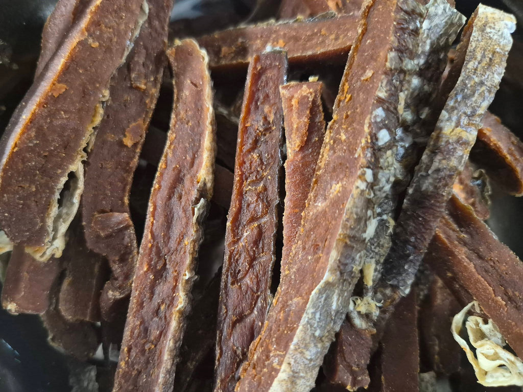 Salmon Skin Strips. Natural treats